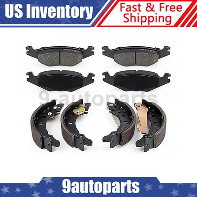 Kit de pastillas de freno delanteras traseras para Volkswagen Corsar 1984-1987 1988 Foto 1 de 4