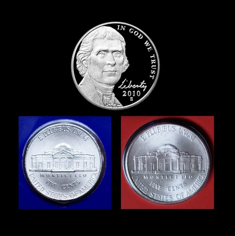 2010 P+D+S Jefferson Mint Proof Set ~ Proof and  PD "Satin" Mint from Mint Set Cover