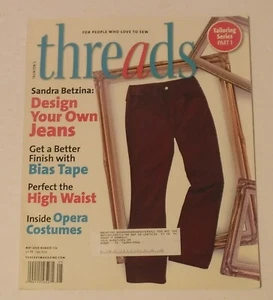 Threads Magazine April/May 2008 Sandra Betzine Design Your Own Jeans - Picture 1 of 1