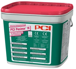 Bitumen Dickbeschichtung PCI Pecimor 1K 10L Kelleraußenwand Fundament Abdichtung - Bild 1 von 13