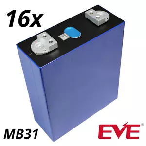 16x EVE MB31 314Ah LiFePO4 3.2V (~333Ah) +8000x Zelle Lithium-Eisenphosphat Akku - Bild 1 von 3