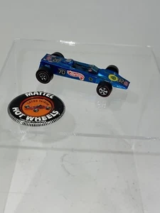 Vintage Hot Wheels Redline Lotus Turbine Blue with Black Interior 1969 Excellent - Picture 1 of 8