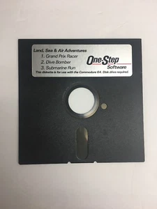 Land Sea And Air Adventures Commodore 64 Grand Prix Racer Diver Bomber Sub Run - Picture 1 of 2