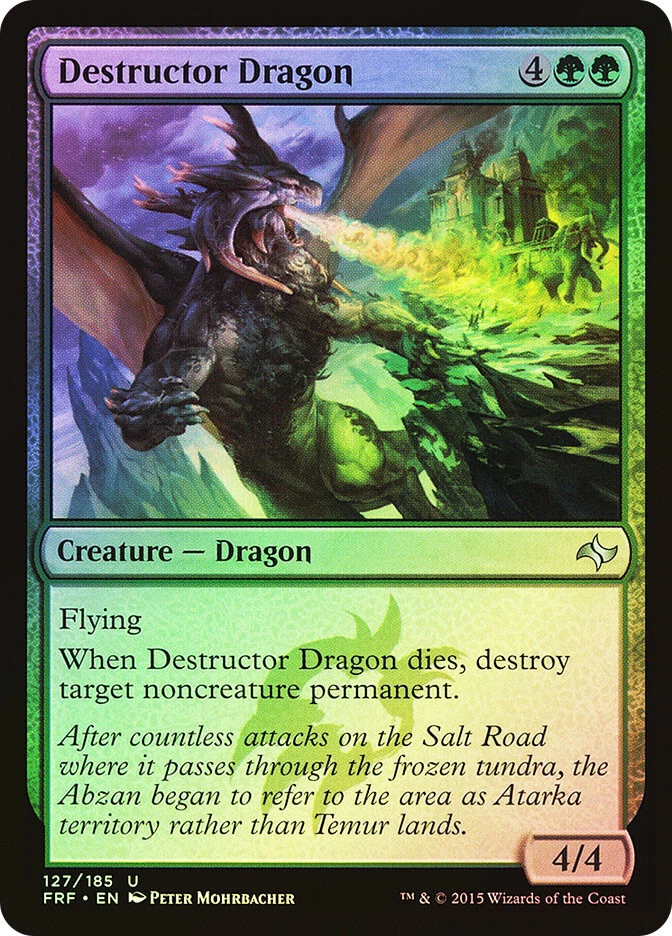 MTG FOIL Destructor Dragon  - Fate Reforged #127 - Image 1 of 1