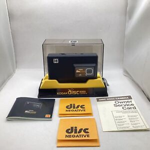 Vintage Kodak Disc 6000 Camera (Untested) W/ Display Case & Papers (P1) S#561