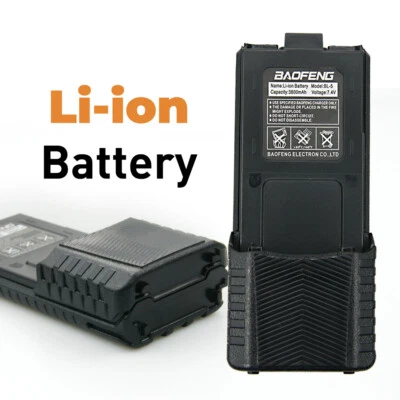 Baofeng UV5R 3800mAh Li-ion Battery BL-5 for BF-F8 F9 TYT TH-F8 Walkie Talkie - Image 1 of 4