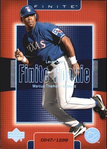 2003 Upper Deck Finite Baseball #286 Marcus Thames T1 /1299