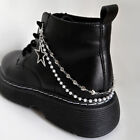 Hollow Out Star Charms Shoe Chains Side Pendant Martin Boots Canvas Shoes Decor