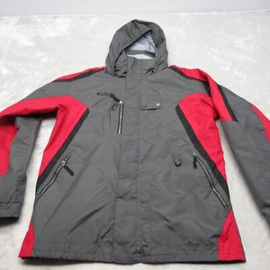 Columbia Jacket Youth 18/20 Gray Colorblock Interchange Full Zip 3 In 1 Shell - Picture 1 of 14