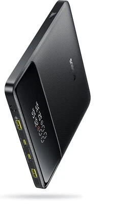 Baseus Laptop Portable Charger 100W 20000mAh, Blade Travel Power Bank Black  - Image 1 of 4