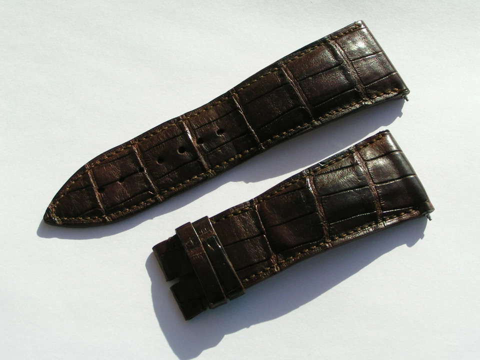 Franck Muller 29mm Band brown Leather Watch Strap Band 29/24 80/120 I935 - Image 1 of 4