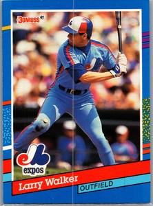 1991 Donruss #359 Larry Walker Very good