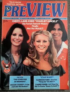 VTG Laufer Preview Magazine Charlie's Angels (Cheryl Ladd) October 1977 - Picture 1 of 2