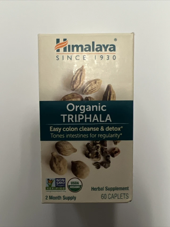 Himalaya Triphala 60 Comprimidos Sin Gluten, Calidad GMP Asegurada, Orgánico Foto 1 de 1