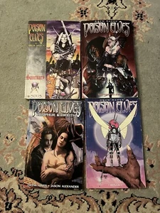 Poison Elves Paperback Trade Lot First Print Lusiphur Sanctuary Baptism Rogues - Picture 1 of 7