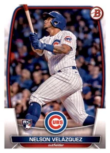 2023 Bowman Nelson Velazquez Rookie RC Insert Set Break Prospect Cubs #12 - Picture 1 of 2