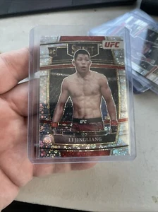 2022 Select UFC Li Jingliang Concourse Disco Prizm Rookie RC #74 - Picture 1 of 2