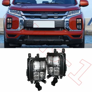 A Pair L+R Front Bumper FogLights For Mitsubishi Outlander Sport ASX 2020-2021 - Picture 1 of 11