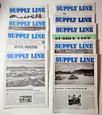 Lot of 10 Supply Line Magazines, Military Vehicle Preserv Assc, 1998-99