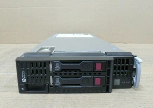 HP ProLiant BL460c Gen8 Blade Server 2x 8C E5-2680 2.7GHz 256GB Ram 2 x 400G SSD - Picture 1 of 2