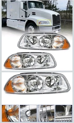 Conjunto de faros apto para MACK GU4 GU5 GU7 CT713 GU8 CX CXN CXU CTP Semi... Foto 1 de 3