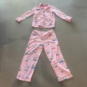 Pigiama donna Nick & Nora coniglietti da neve rosa set 2 pezzi cotone taglia XL - Foto 1 di 5