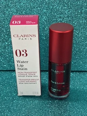 Clarins Water Lip Stain 03 RED WATER 0,2 oz Foto 1 de 2