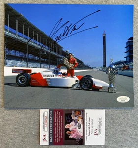 2001 INDIANAPOLIS 500- HELIO CASTRONEVES SIGNED 8x10 VICTORY PHOTO JSA AC00783 - Picture 1 of 1