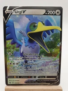 Pokemon Karte Urgl V Cramorant Ultra Rare Flammende Finsternis Near Mint NEU - Bild 1 von 2