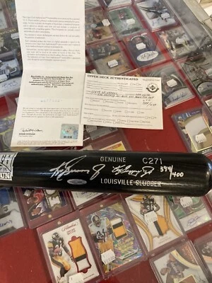 UDA Ken Griffey Jr Signed  Game Model C271 400th Homerun  Bat AUTO LE/400 NICE! - Image 1 of 4