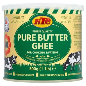 KTC Finest Pure Butter Ghee 12 x 500g Pack Traditional Rich Cooking Fat - Picture 1 of 1