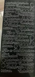 Adesivo contorno - Festeggia - 178713 bk/bk - Foto 1 di 1