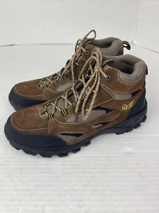 Mt. Emey Men’s Size 14D Hiking Shoes Boots Brown Leather 9703-2L Lace Up Outdoor - Picture 1 of 8