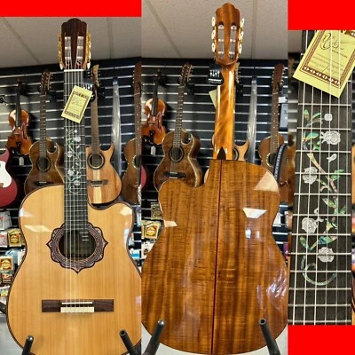 Guitarra DON CORTEZ REQUINTO Alex Deluxe DX934-CEQ ACASIA Enconchado Pastilla Foto 1 de 4