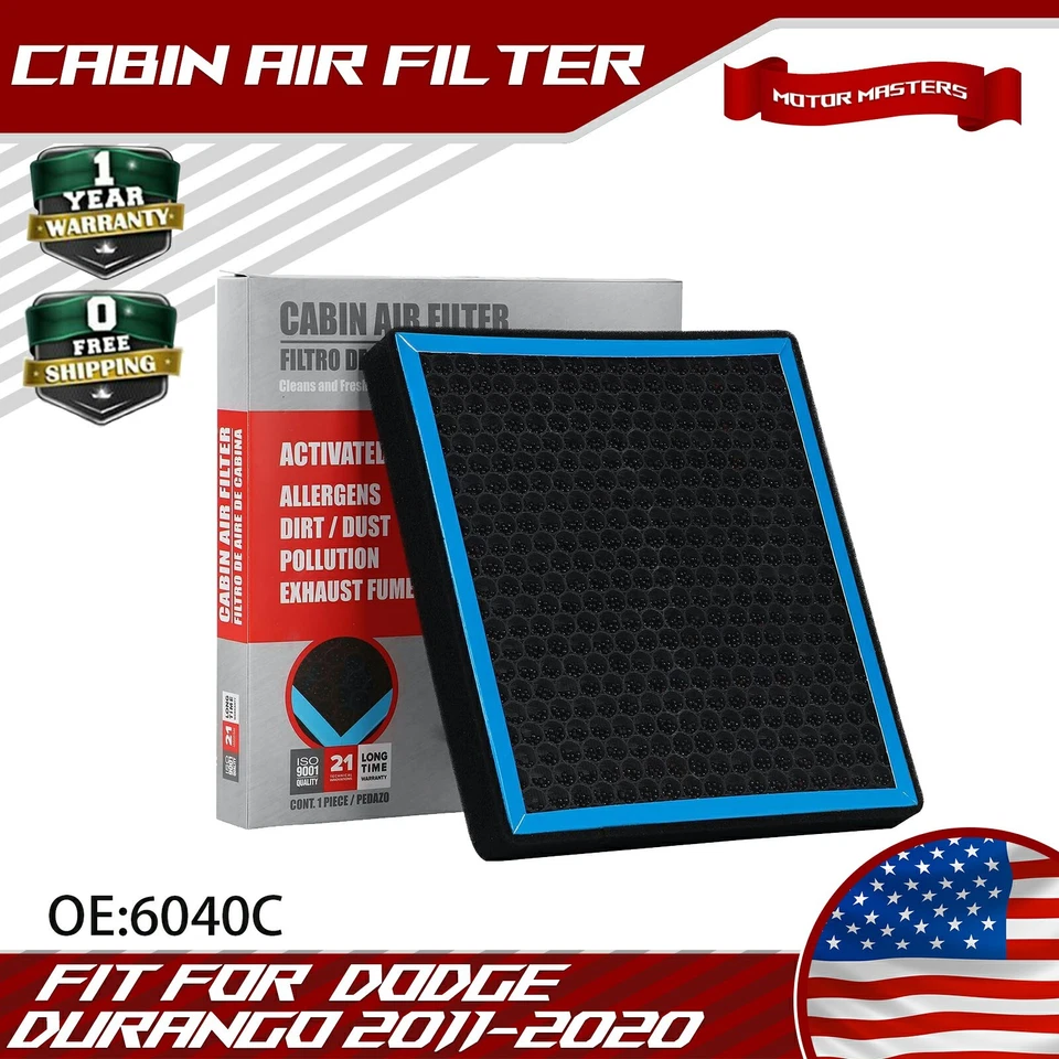 Filtro de aire de cabina HEPA 6040C para Jeep Grand Cherokee 2011-2021 Foto 1 de 4