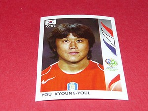 499 YOU KYOUNG YOUL COREE KOREA PANINI FOOTBALL GERMANY 2006 WM FIFA WORLD 