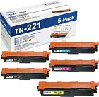 5Pcs Tn221 Laser Toner Combo For Brother Hl 3150Cdw 3170Cdw Dcp 9020Cdw Pinter