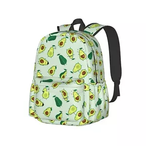 17 inch Backpack Different Cute Avocados Laptop Backpack Shoulder Bag School ... - Picture 1 of 7