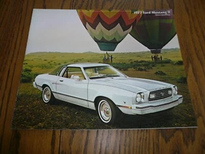 Ford Mustang II 1977 folleto de ventas - vintage - Imagen 1 de 7