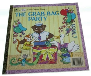 1986 THE GRAB-BAG PARTY, A LITTLE GOLDEN BOOK VERY GOOD USED CONDITION  - Picture 1 of 3
