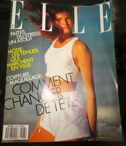 Vtg French Elle 6/1987 Stephanie Seymour Cecilia Noah Steffi Graf Roberta Chirco - Foto 1 di 1