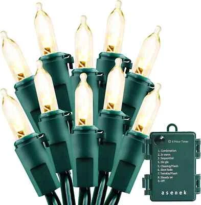 Christmas Lights - Battery Operated String Lights 50 LED String Lights Mini Ligh - Image 1 of 4