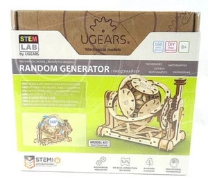 UGears STEM LAB Random Generator Model Kit – DIY Wooden Puzzle FACTORY SEALED - Picture 1 of 4