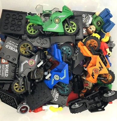 Legos, K'Nex, Mega Bloks & Other Buiding Blocks People, Super Heros, Motorcycles - Image 1 of 4