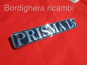 LANCIA PRISMA 1.5 STEMMA SCRITTA SIGLA TARGHETTE LOGO ORIGINALE BADGE EMBLEM - Imagen 1 de 5