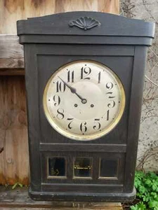 Antique German Wall Clock Junghans - 1910s - Picture 1 of 8