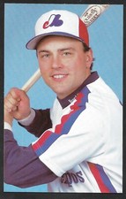 PETRO CANADA  Spike Owen  EXPOS  UNSIGNED  3-1/2 x 5-1/2  PHOTO POSTCARD #1