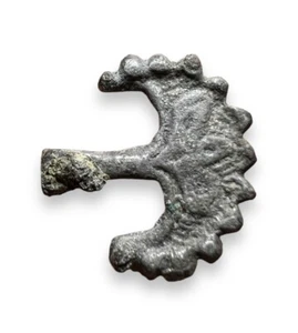 Antiguo amuleto martillo Thor de bronce decorado vikingo 17 mm 1,27 g - Imagen 1 de 10