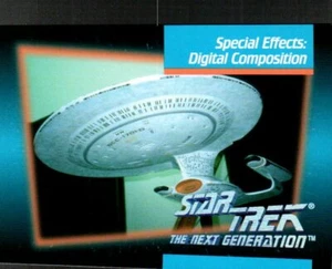 1992 Impel STAR TREK TNG The Next Generation #089 Effetti Speciali Digitale - Foto 1 di 2