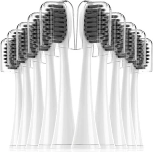 Replacement Toothbrush Heads for Burst Sonic Toothbrush with Dust Cover Caps - Picture 1 of 6